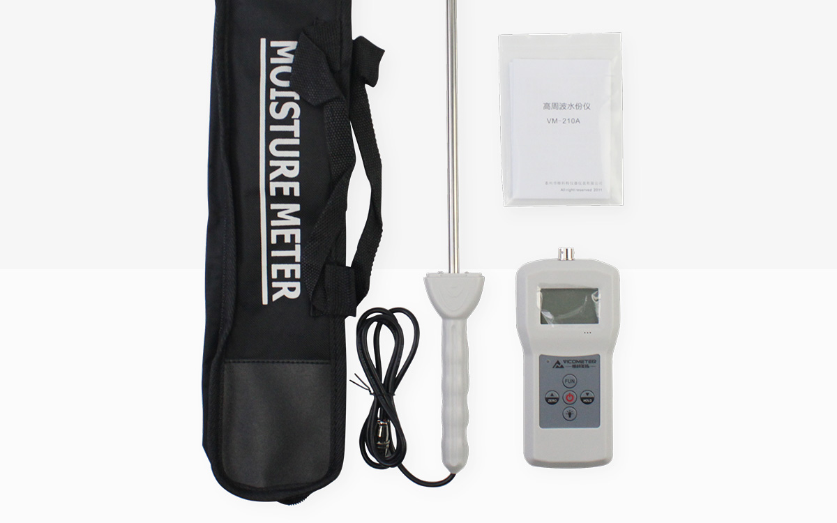 VM-210A 便携式高周波水分测定仪 VM-210A 便携式高周波水分测定仪