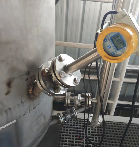 WKT-L-50ZS在线微波液体水分仪安装案例 WKT-L-50ZS在线微波液体水分仪安装案例