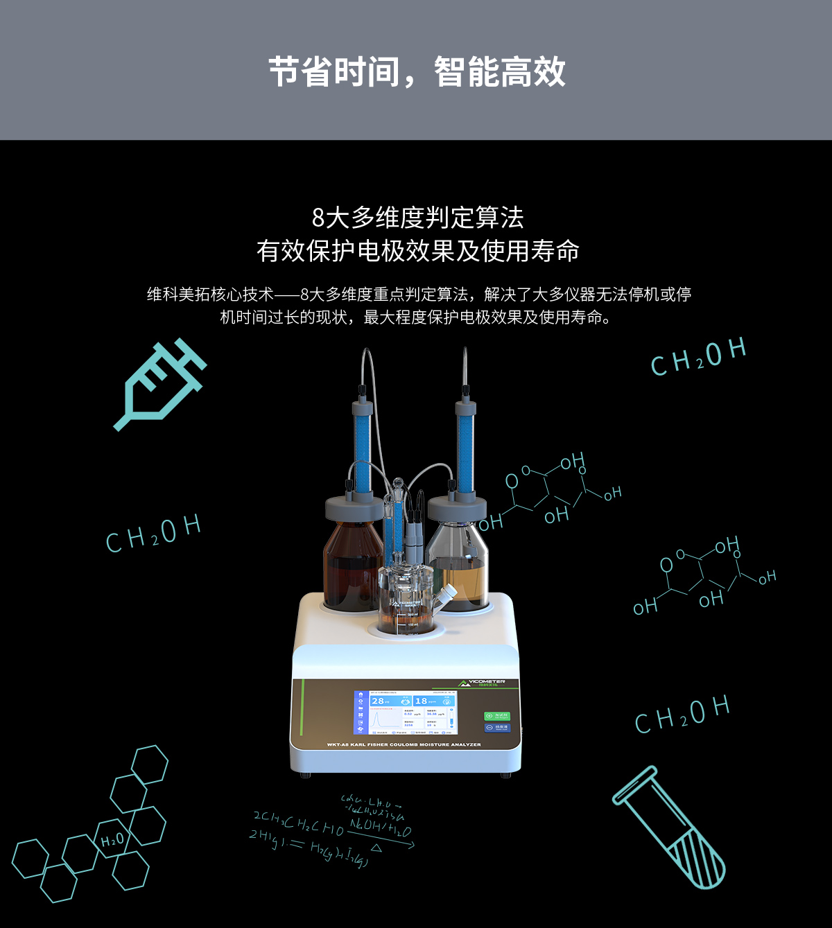 WKT-A8型全自动微量水分测定仪(自动换液) WKT-A8型全自动微量水分测定仪(自动换液)